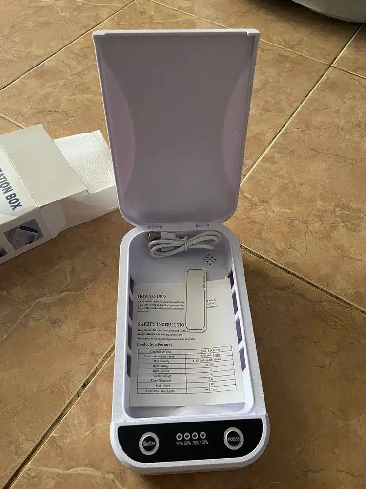 UVC sterilization box