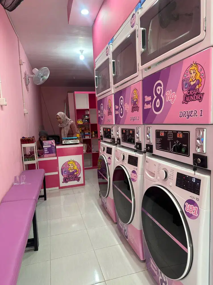 BERHADIAH!! PAKET USAHA LAUNDRY KOIN 3 STACK
