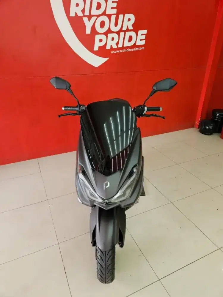 Motor Polytron fox R warna abu2 motor listrik