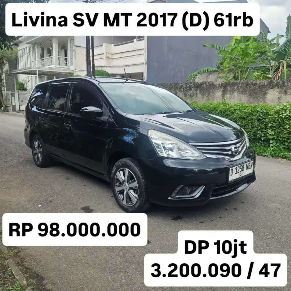 Antik KM 61rb.. Nissan Grand Livina SV MT 2017 (D)