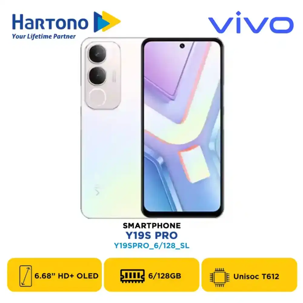 VIVO Y19S PRO 6/128GB PROMO CICILAN BUNGA 0 SAMPAI 12 BULAN