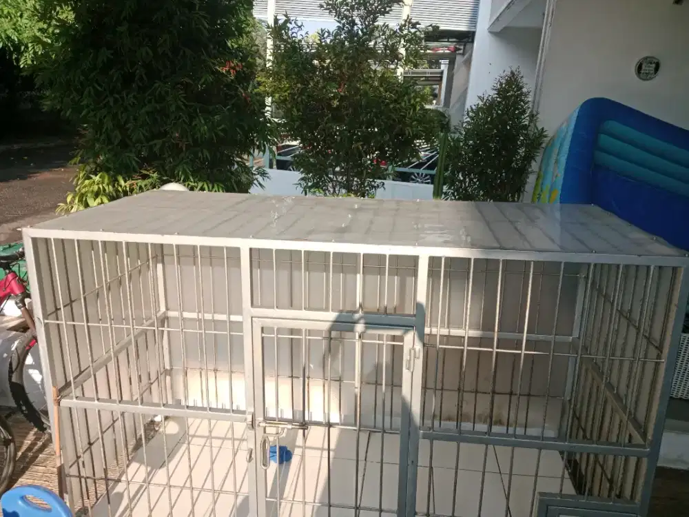 Kandang anjing besar muat 3 anjing