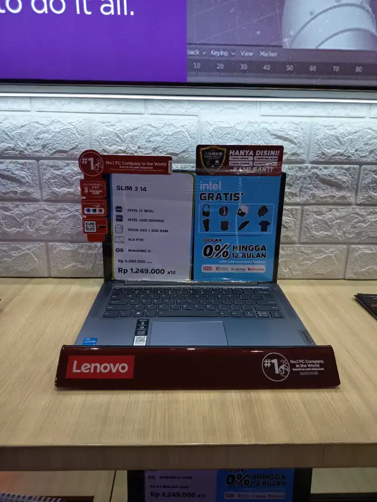 KREDIT LAPTOP LENOVO SLIM 3 14 PAKE PROMO SPESIAL O% HOME CREDIT