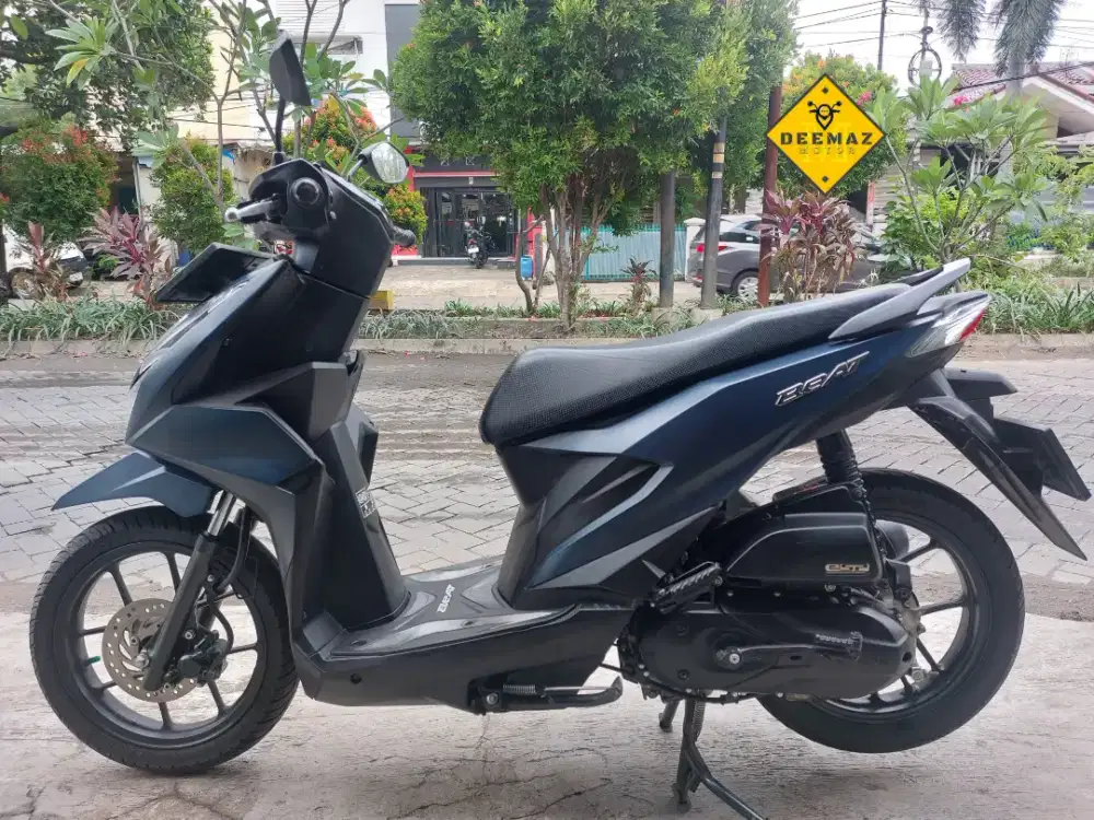 (DP 500)‼️ Plat B DKI JakBar Beat Deluxe CBS ISS Biru 2022 Cash Kredit