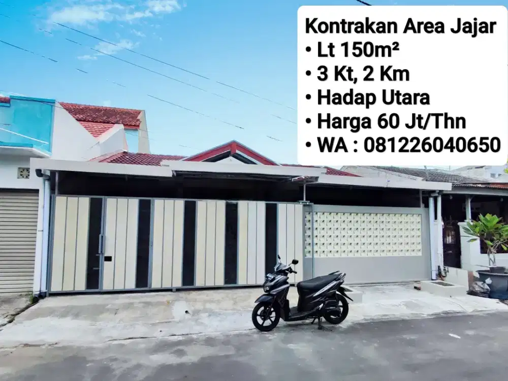Kontrakan Area Dekat Manahan Solo, Dekat Alila Hotel, Alana Hotel