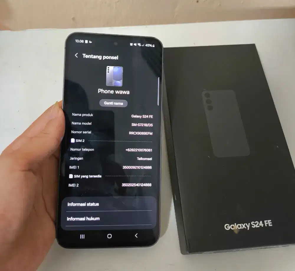 Samsung s24fe 8/256gb