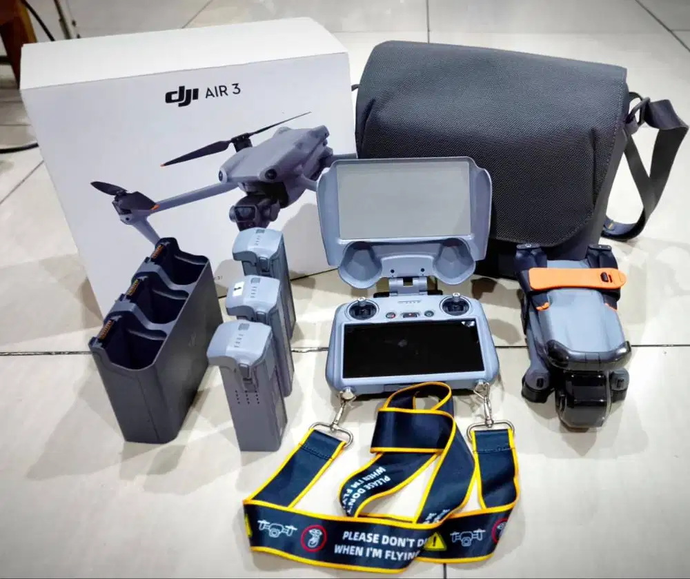 DJI AIR 3 MULUS LIKE NEW, RC-2 SMART RC, FULLSET, LOW CC BATERAI