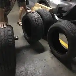SATU SET BAN BEKAS MURAH MICHELIN DUNLOP MASIH LAYAK PAKAI UKURAN 225/