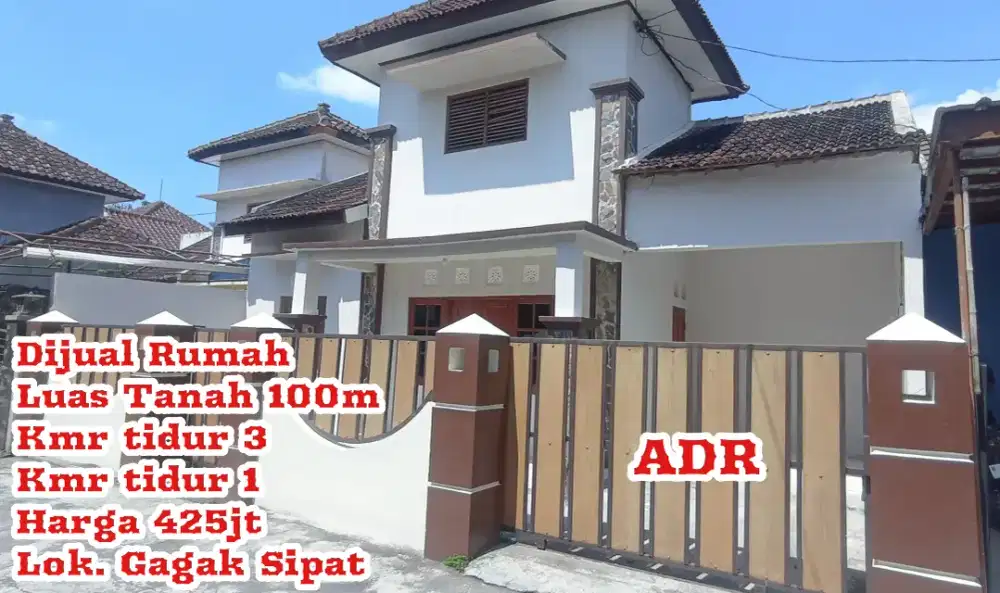 Dijual Rumah Gagak Sipat Boyolali