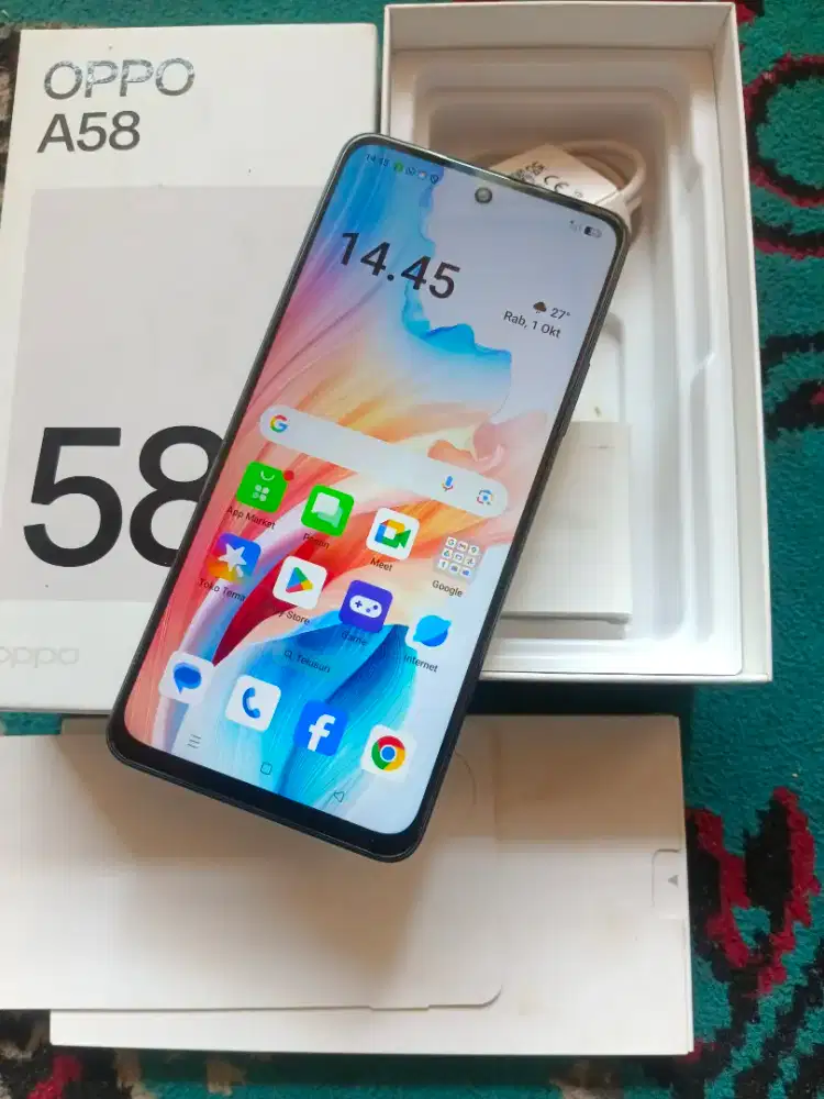 OPPO A58 128GB LENGKAP FULLSET