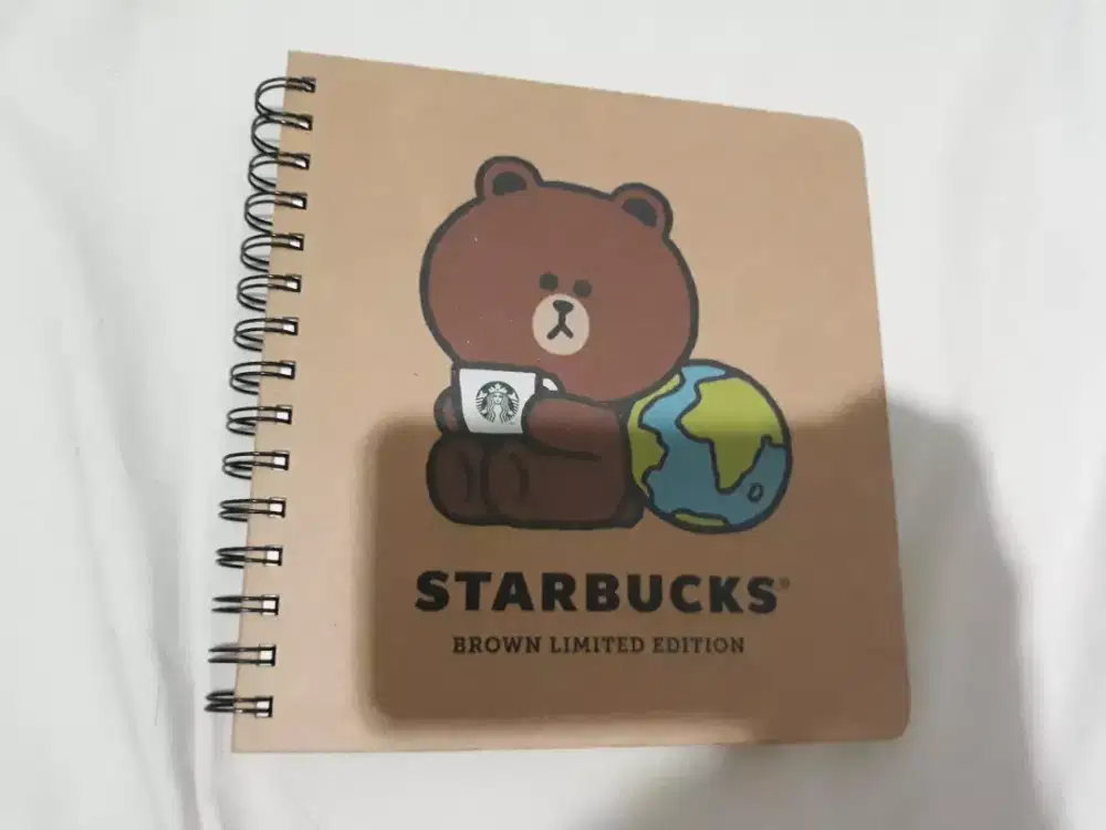 Starbucks x line notebook