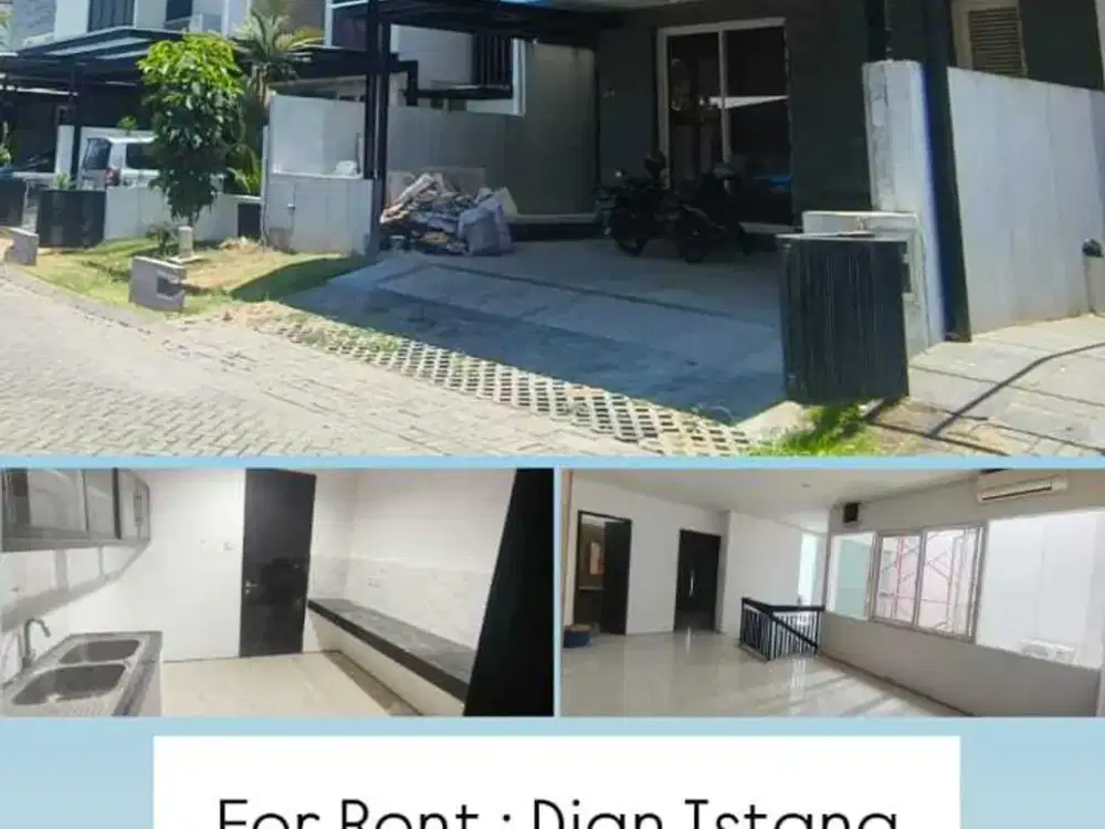 2 Lantai Ciamik Minimalis Rumah Dian Istana Dekat Graha Famili