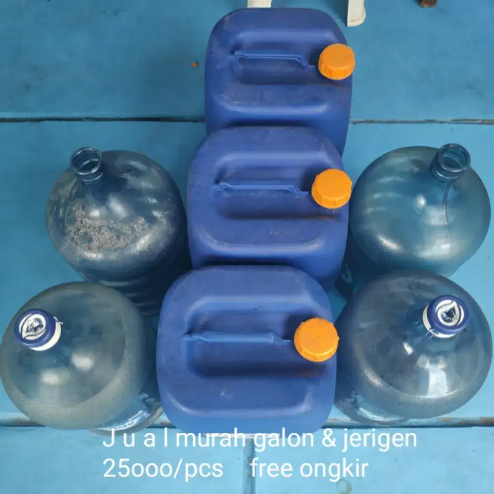 Galon aqua & Jerigen