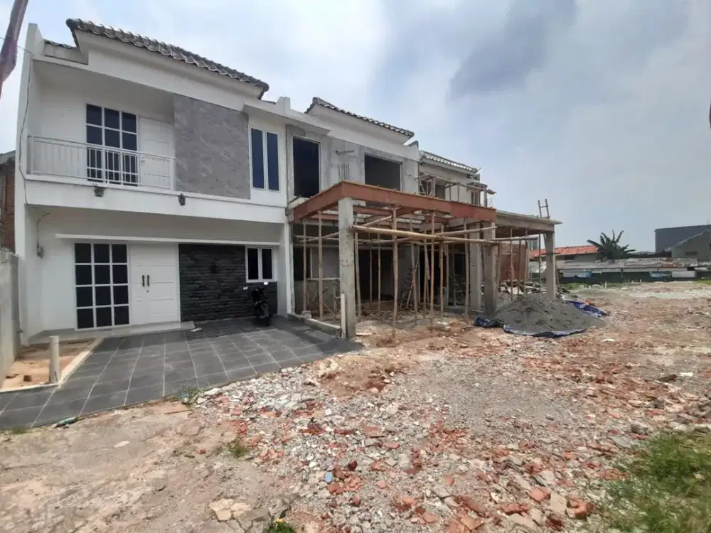 Rumah 2lantai super strategis dekat jalan raya caman dan LRT Jatibening