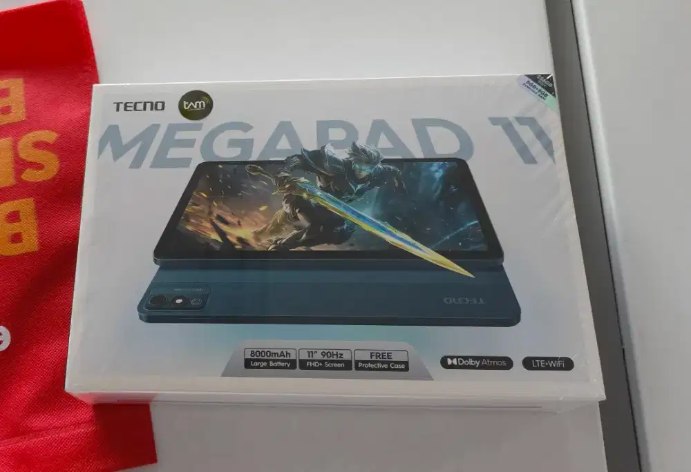 (110) TECNO MEGAPAD 11 TABLET GAMING 2JTAN WIFI& SELULER