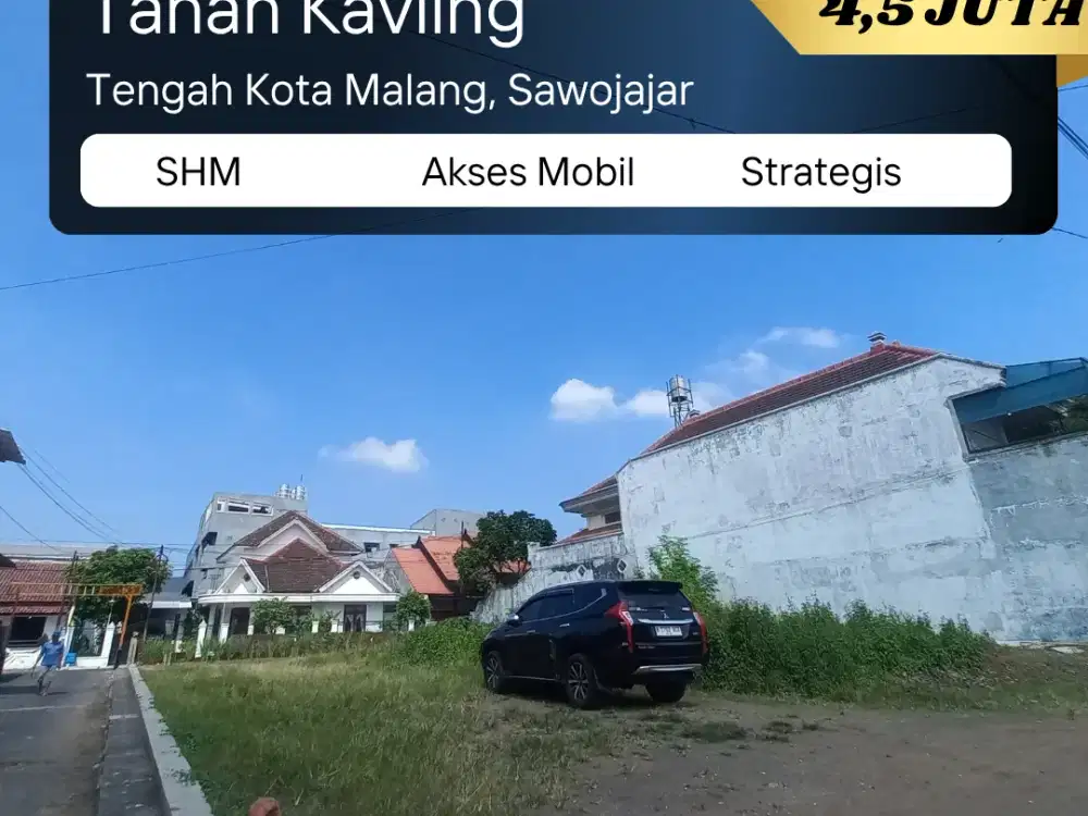 Tanah Lokasi di Sawojajar, dekat Kampus 2 UM dan Tol Sawojajar