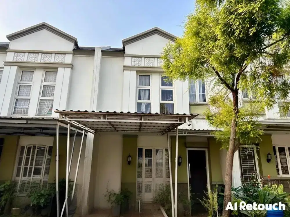 Rumah  2  lantai  di THE SAVIA, Nusa Loka, BSD - CAKEP semi Furnish