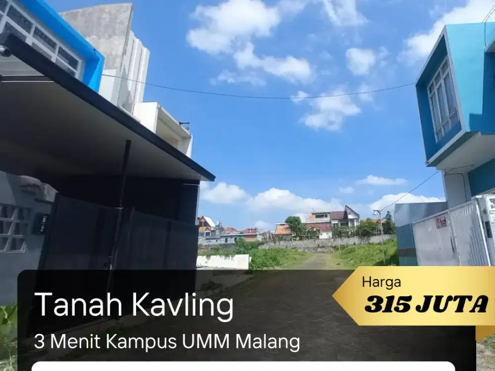 Tanah Kavling Belakang UMM 3 – Lokasi Strategis untuk Hunian Mahasiswa