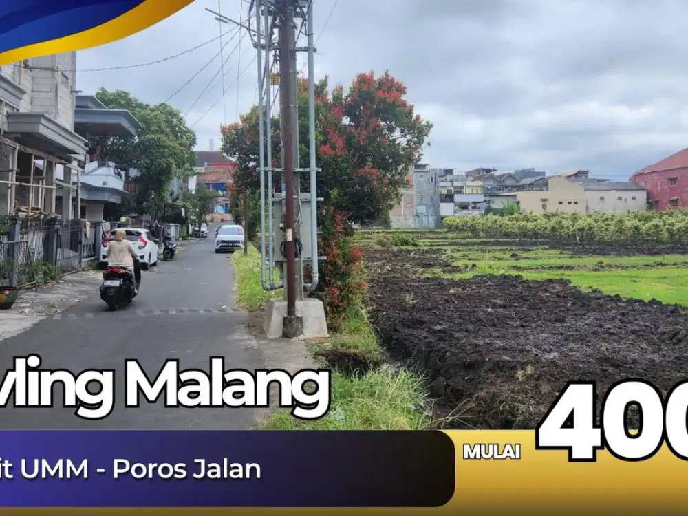 Investasi Menjanjikan di malang Cocok Hunian dan Bisnis di Kawasan Mahasiswa