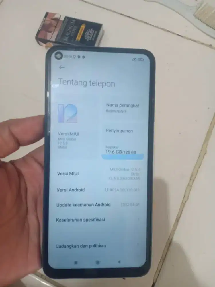 Redmi Note 9 grey 6+2/128