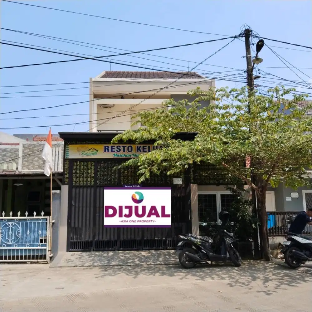 Rumah kokoh 2 lantai cocok untuk Usaha siap pakai di Jatiasih Bekasi