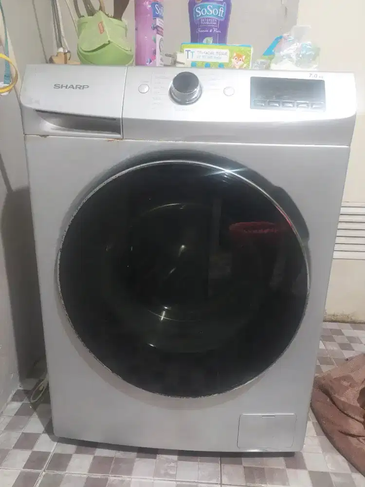 MESIN CUCI SHARP ES- FL1073W (7Kg Bekas)