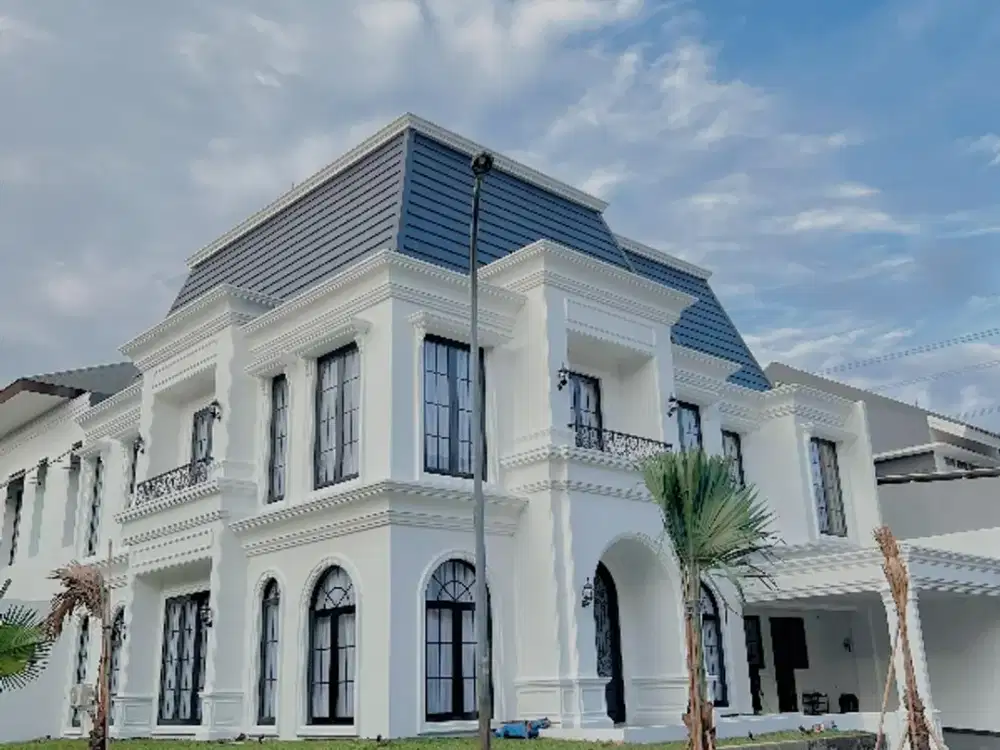 Rumah Baru American Classic di Cluster Kebayoran Residence Bintaro