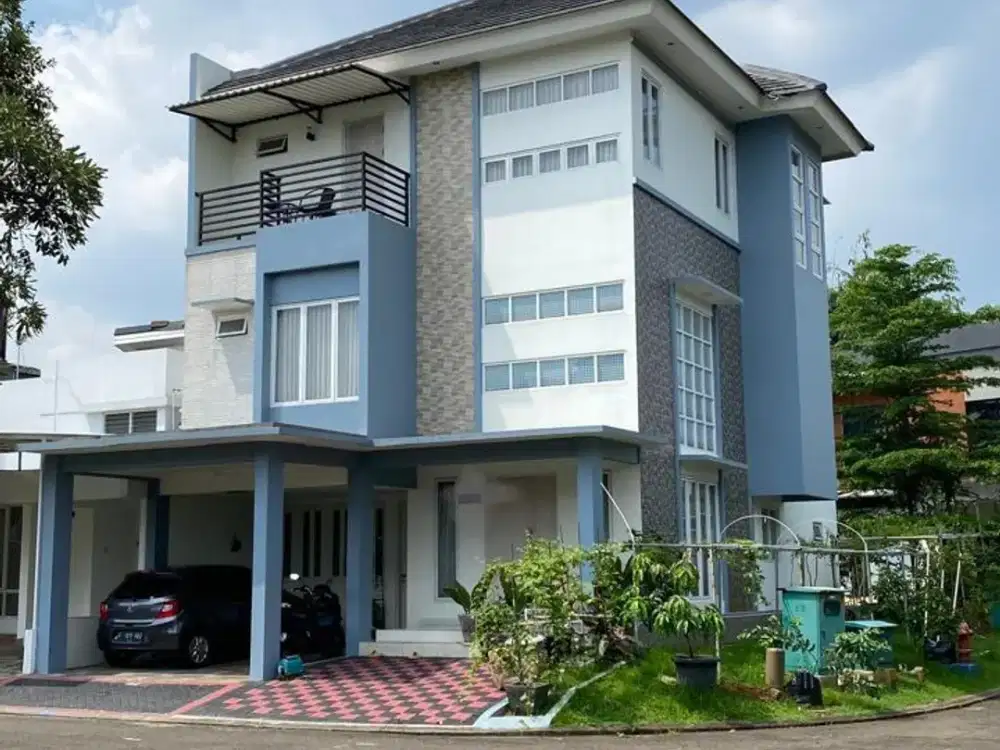 DIJUAL RMH HUK  ICON BSD VIEW LAP BADMIN 3 LANTAI FULL TERAWAT LOK OKE