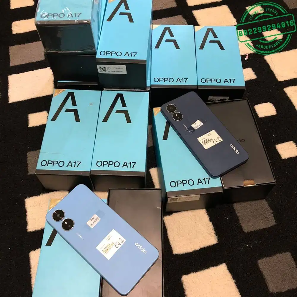 Oppo a17 128gb lengkap resmi