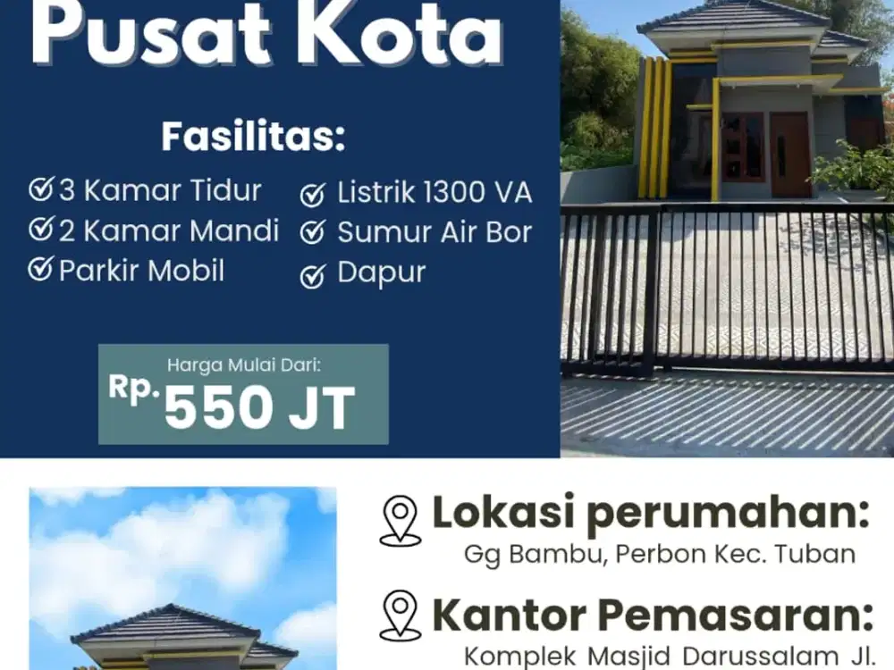 Rumah Idaman Dekat Dengan Pusat Kota