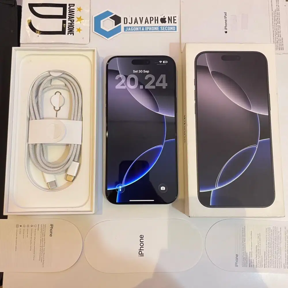 iPhone 16 Pro Max 256GB BH 100% Garansi Resmi iBox 21 April 2026