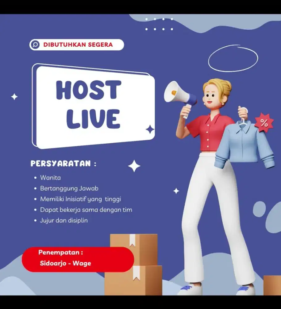 Host live admin paking online shoop
