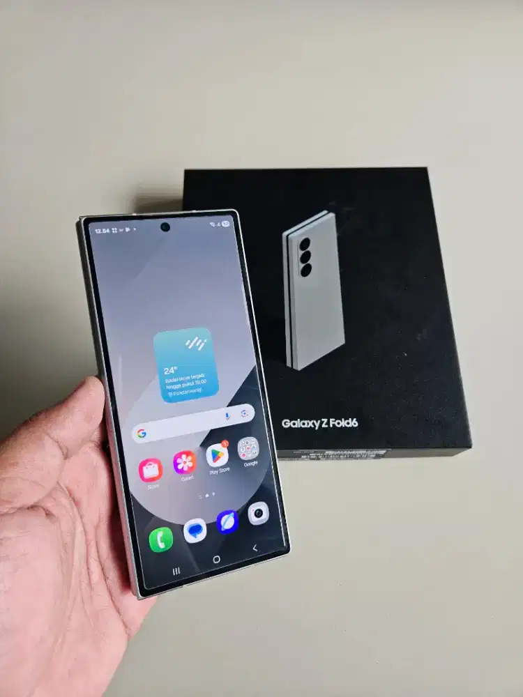 Samsung Z Fold 6 5G 12/256 Silver Shadow SEIN Resmi Normal Murah