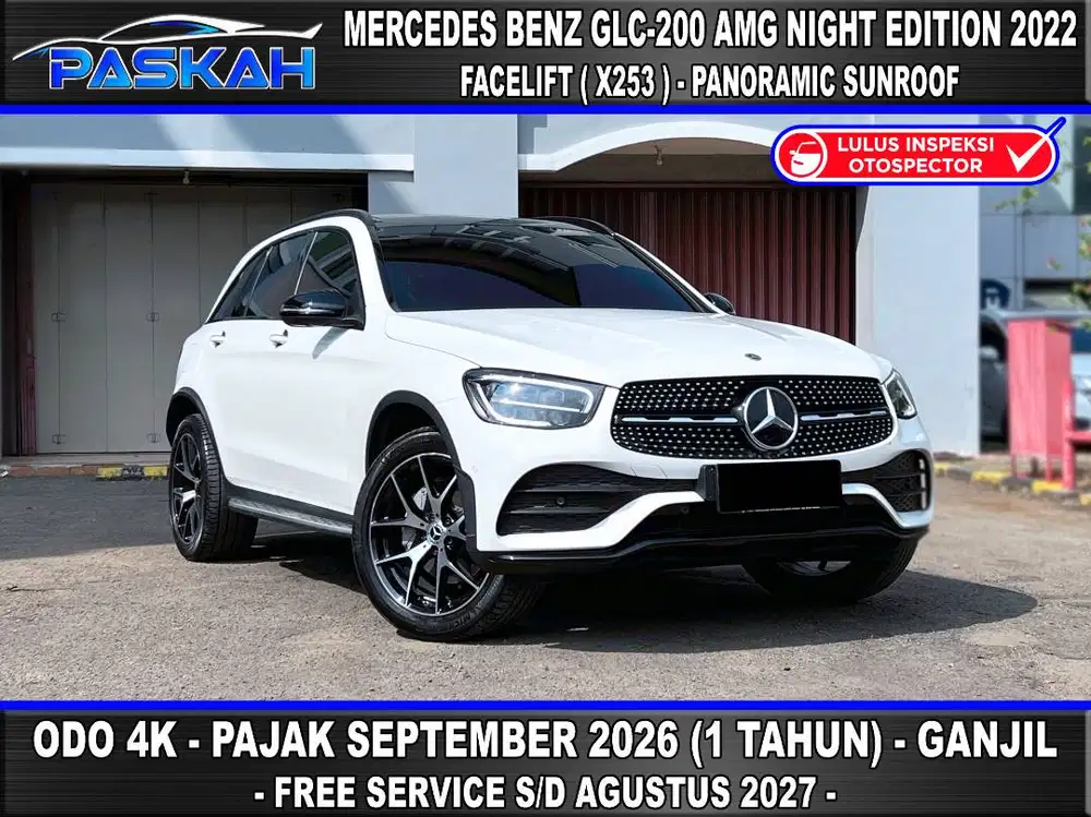 Odo=4k MERCY GLC 200 AMG Night Edition 2022 GLC200 AMG Night editon 22