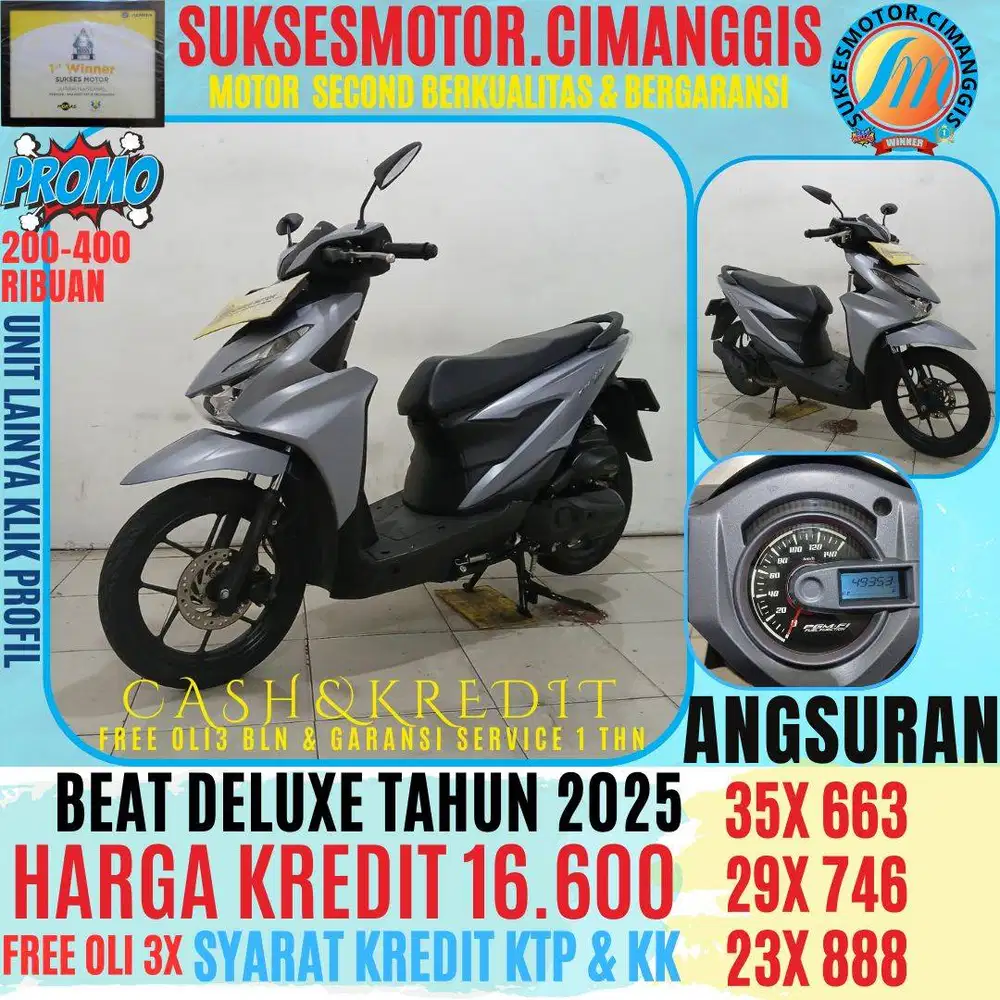PROMO BEAT DLX TERMURAH CASHBACK UPTO 700 RIBUAN FREE OLI 3 BLN
