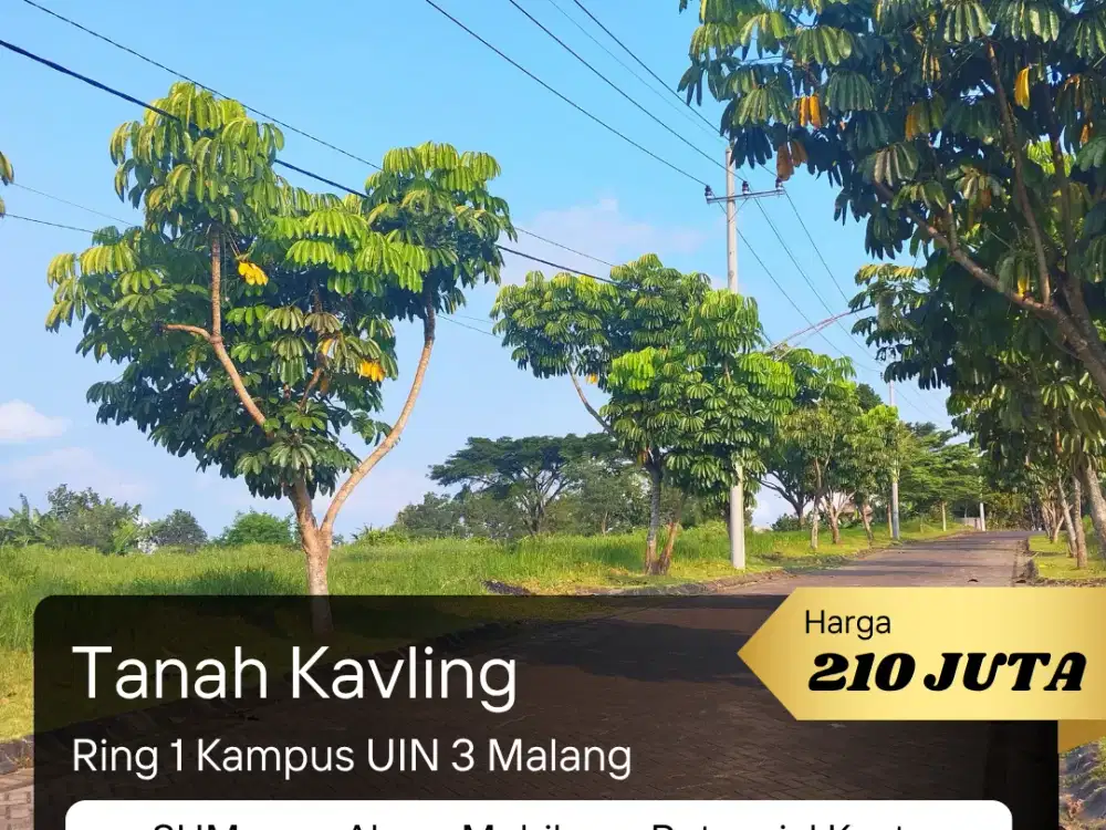 Peluang Investasi! Kavling Hunian & Kost Sebelah Kampus UIN 3