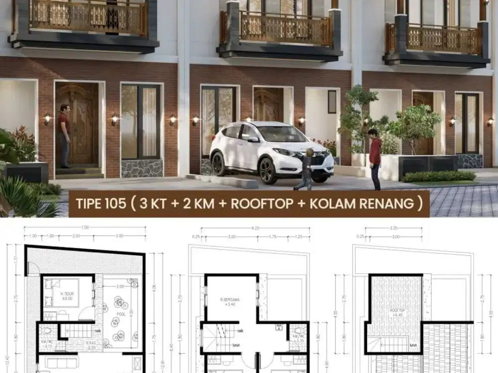 villa view pegunungan kota batu