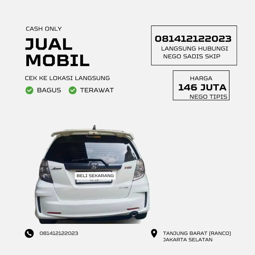 JUAL JAZZ RS METIK  2023