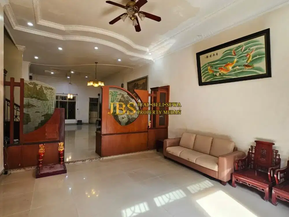 Jual Villa 2,5 Tingkat di Komplek Glugur Indah Jalan KL Yos Sudarso - Medan