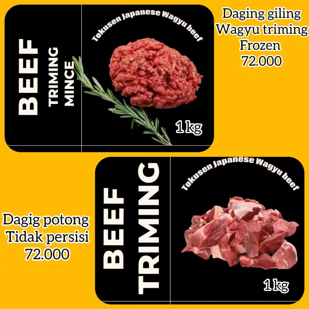 Beef Triming Frozen 72.000/kg Halal 100%