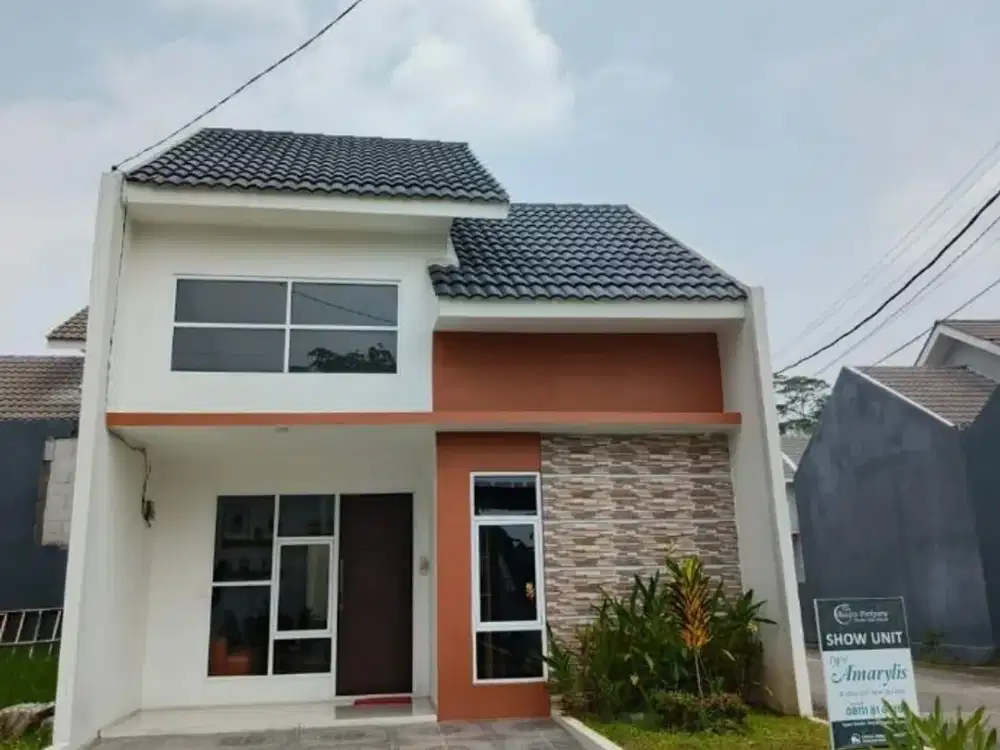 Rumah Di Stasiun tenjo kota  Podomoro Cicilan 1 juta Subsidi negara