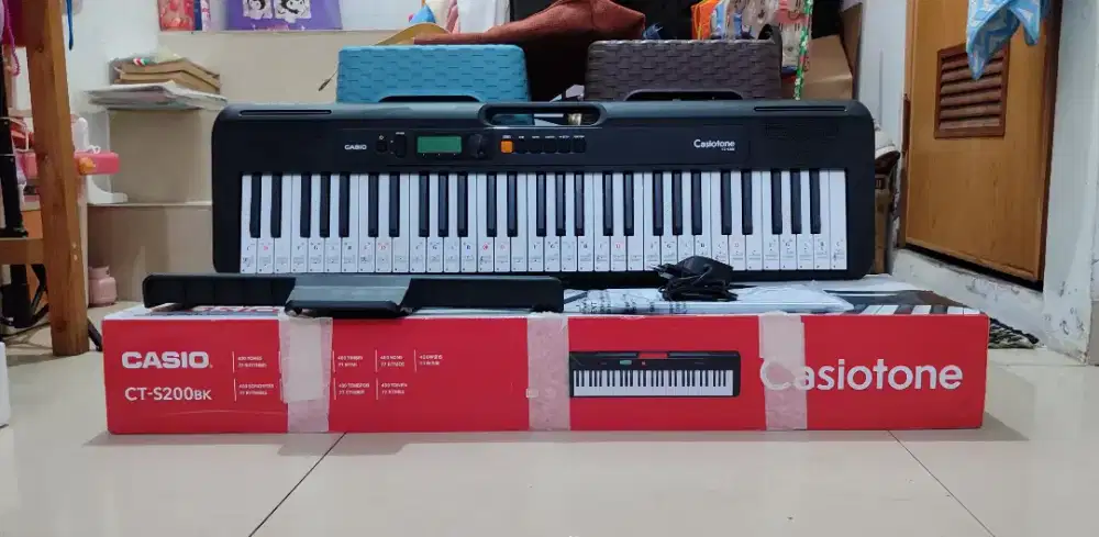 Casio CTS200 Hitam lengkap mulus