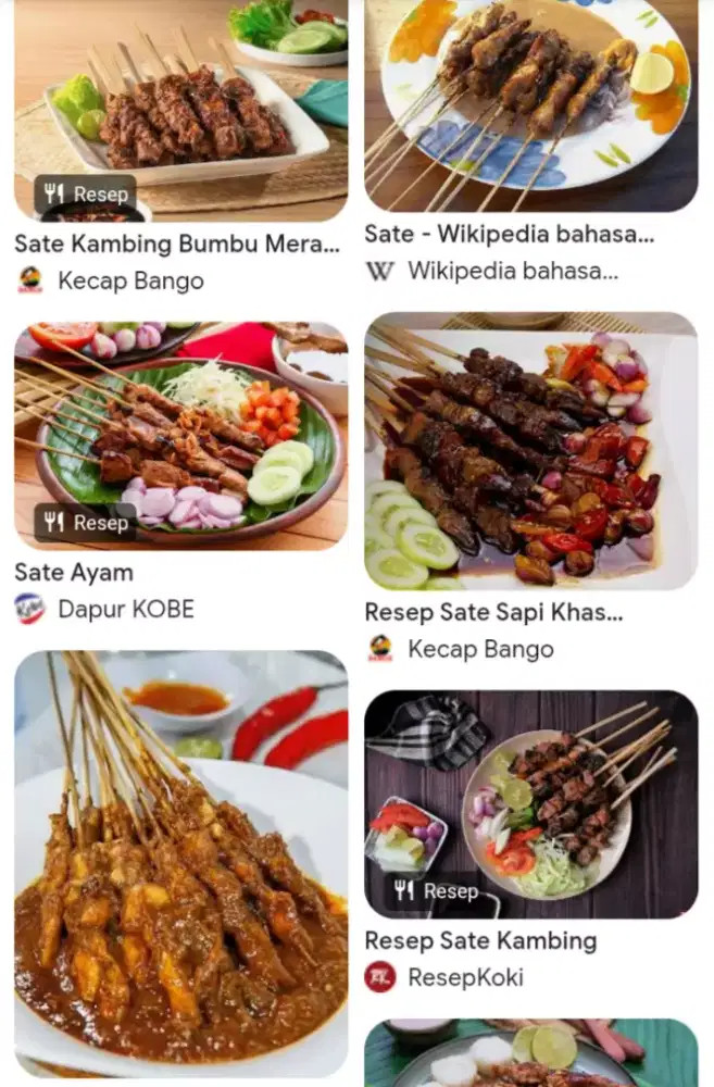 Saya mencari pekerjaan utk nusuk sate/bakar sate