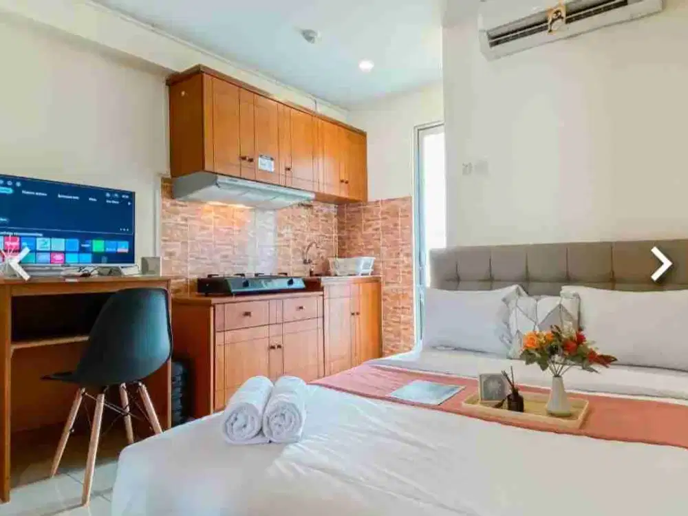 Studio Apartemen Dengan Interior Minimalis Bassura City