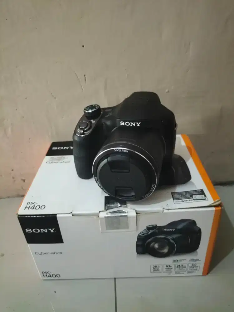 Sony Dsc Cybershot H400 Fullshet Box Mulus