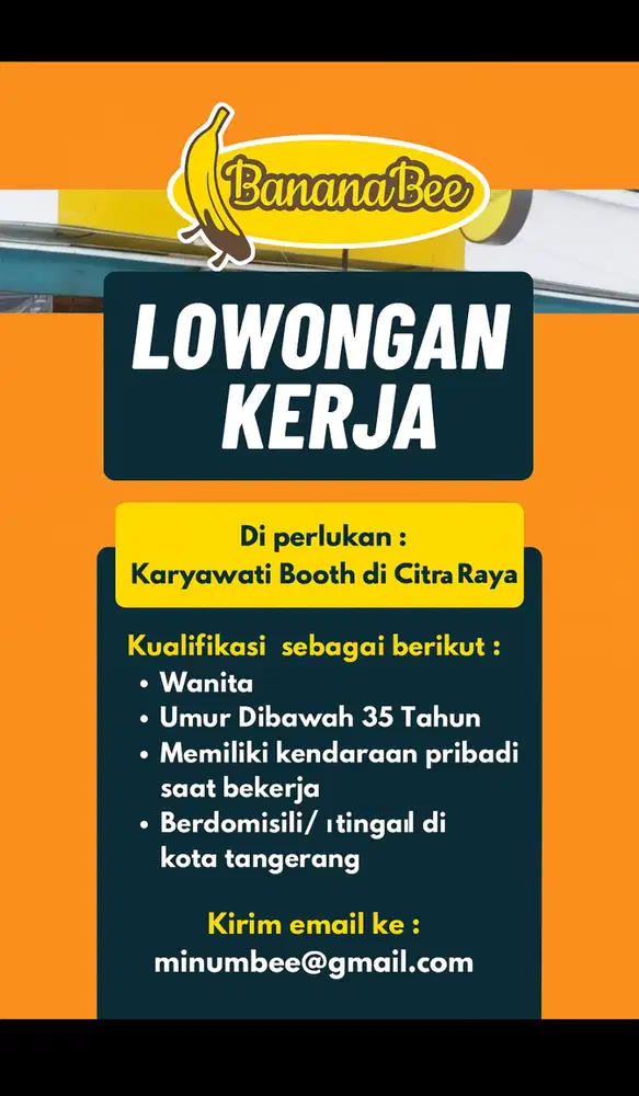 DIBUTUHKAN KARYAWATI SEGERA