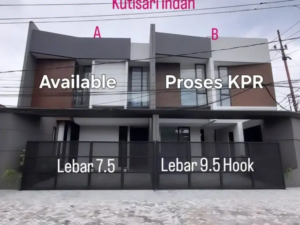 DIJUAL RUMAH KUTISARI INDAH SURABAYA RON.A1540