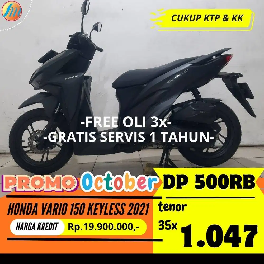 JUAL CEPAT HONDA VARIO 150 KEYLESS 2021 CASH/KREDIT/TUKAR TAMBAH BISA