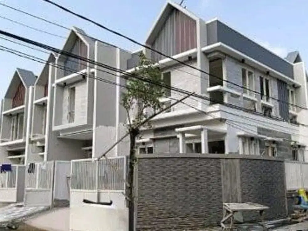 DIJUAL RUMAH TENGGILIS SCANDINAVIAN DEKAT JEMURSARI SURABAYA RON.A1599