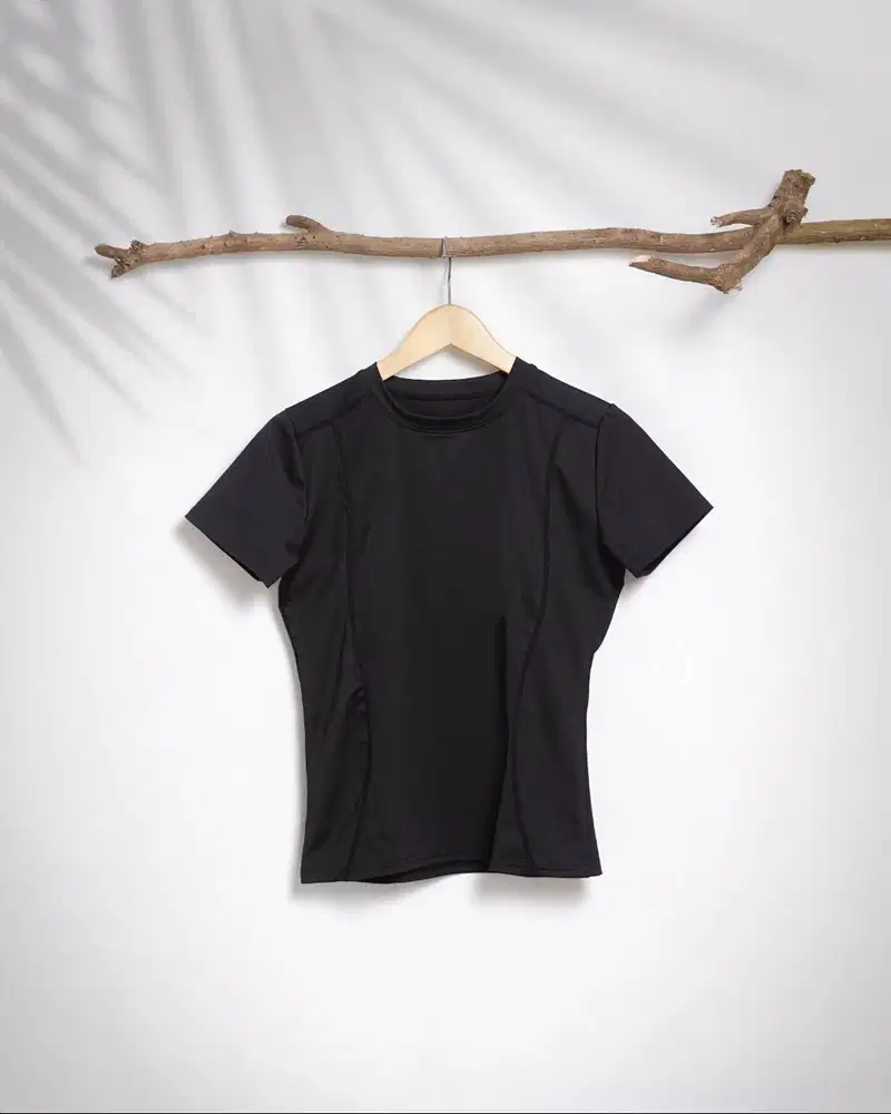 Baju Olahraga Kaos Tshirt Lengan Pendek Untuk Gym, Lari & Yoga